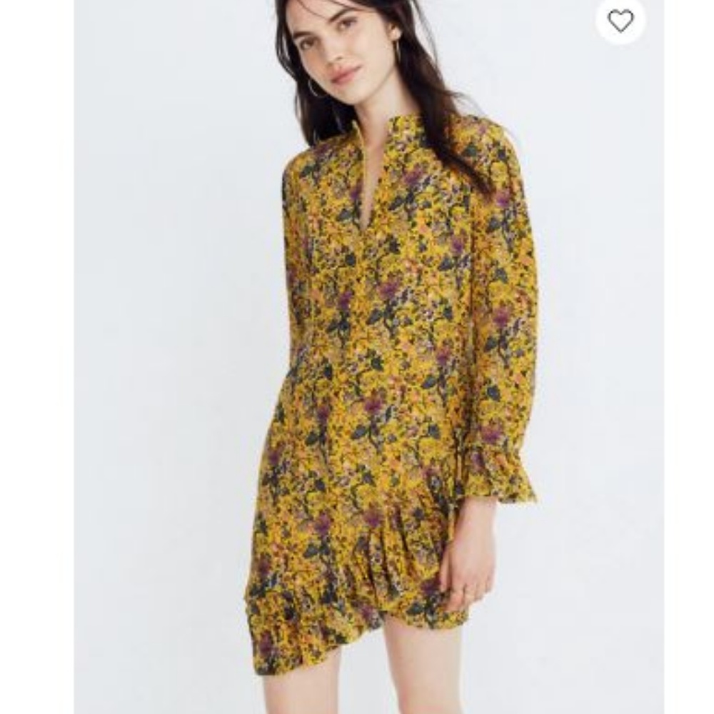 Madewell x Karen Walker Floral Loretta Dress Sz 0!